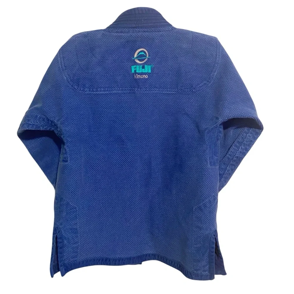 Fuji Kimono Gi Youth Kids Girls Victory Jiu Jitsu Blue Top only WC2 Martial Arts